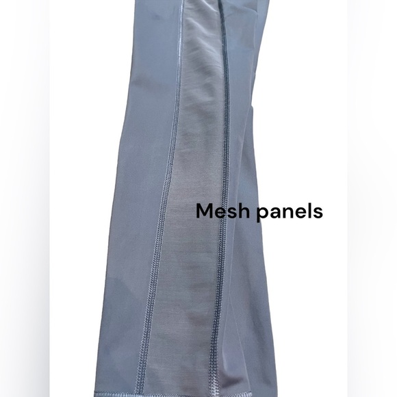 💪Victoria’s Secret Sport Gray Mesh Side Panel Leggings Yoga Tight Size Small MR - Picture 4 of 16